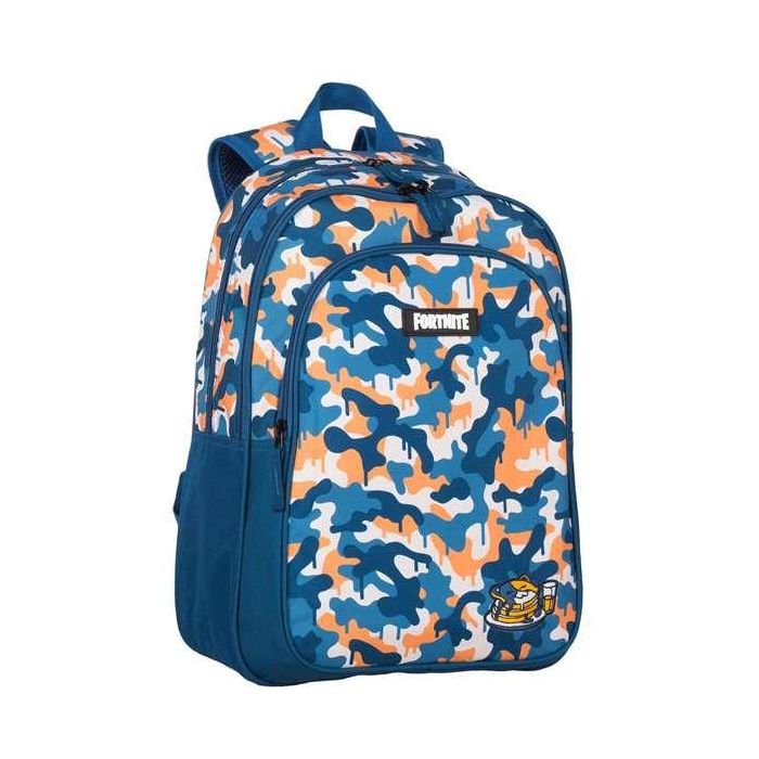 Mochila fortnite blue camo (adaptable a carro). 42 x 32 x 20 cm. 4 Mochila fortnite blue camo (adaptable a carro). 42 x 32 x 20 cm. 4