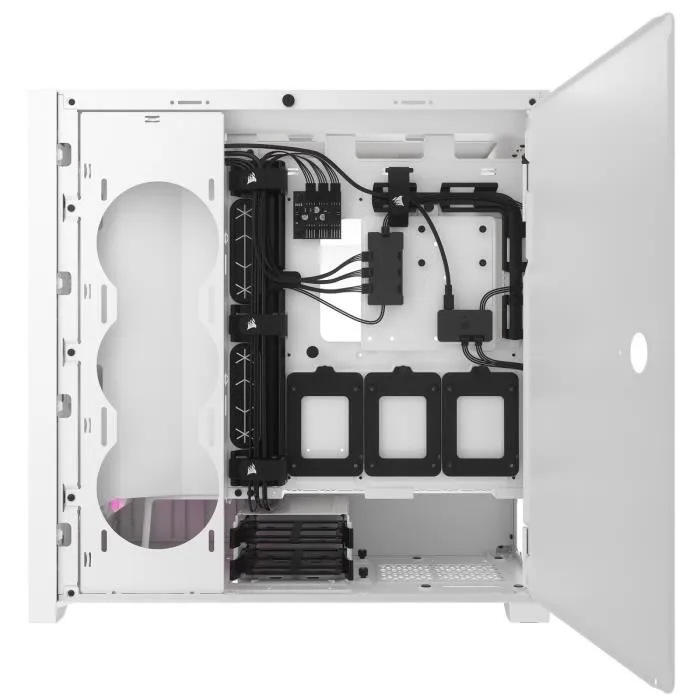 Corsair iCUE 5000D RGB Airflow Midi Tower PC Blanco con Ventana 4