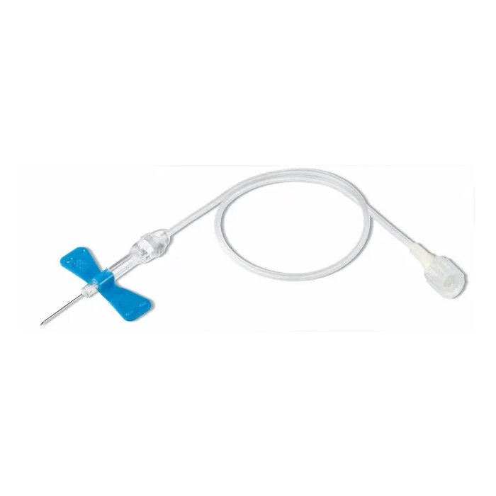 Covetrus Butterfly Infusão Juego de escalpelos para venas - azul - 23G - 0,6mm -20mm - 100Ud