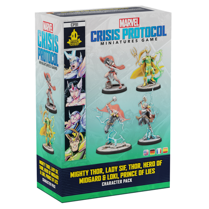 Marvel Crisis Protocol: Mighty Thor, Lady Sif, Thor & Loki Marvel Crisis Protocol: Mighty Thor, Lady Sif, Thor & Loki