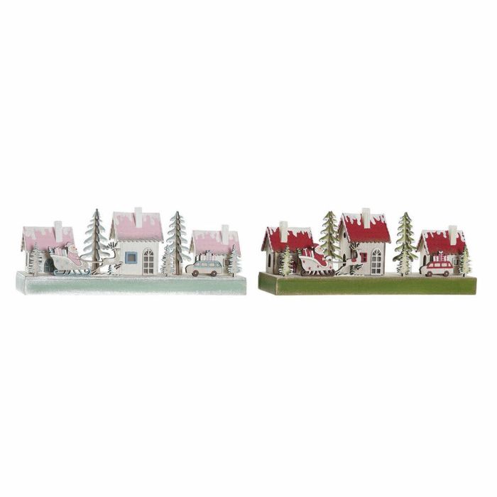 Decoracion Navidad Tradicional DKD Home Decor Rojo Rosa Palo 6 x 12 x 30 cm (2 Unidades) Decoracion Navidad Tradicional DKD Home Decor Rojo Rosa Palo 6 x 12 x 30 cm (2 Unidades)