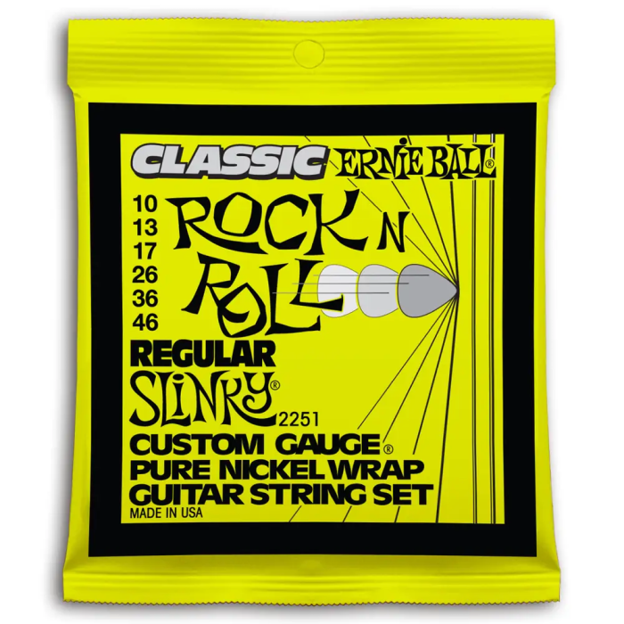 Ernieball Juego Eléctrica Slinky P.Nickel Regular 10-46 0