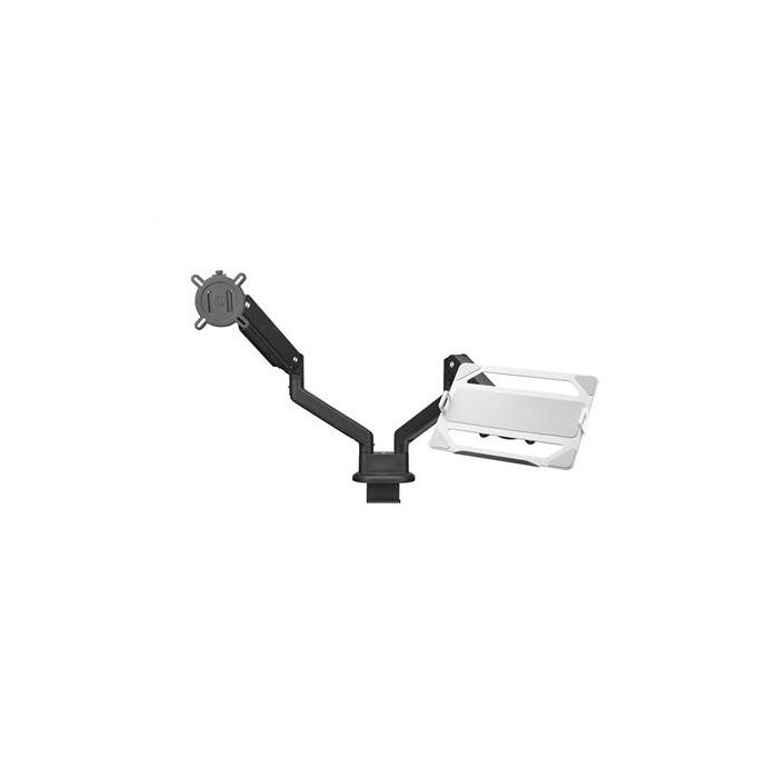 One For All Soporte para Laptop Universal, Compatible con Brazos de Monitor, Nivel de los Ojos, Acolchado de Silicona No Tóxica 2 One For All Soporte para Laptop Universal, Compatible con Brazos de Monitor, Nivel de los Ojos, Acolchado de Silicona No Tóxica 2