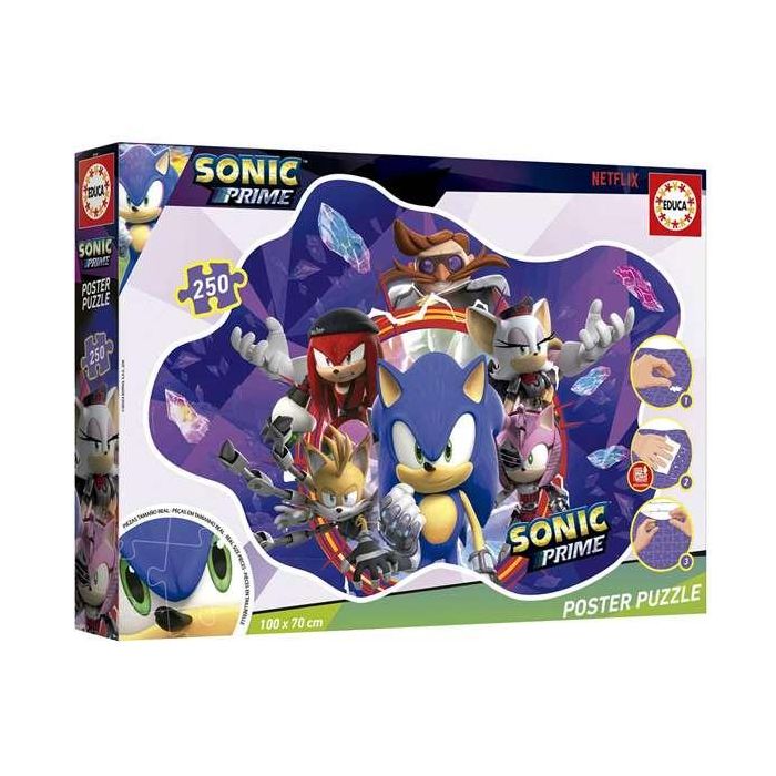 Puzzle 250 piezas sonic prime "poster puzzle" 6 Puzzle 250 piezas sonic prime "poster puzzle" 6