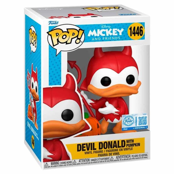 Figura POP Disney Mickey and Friends Devil Donald with Pumpkin Exclusive 0 Figura POP Disney Mickey and Friends Devil Donald with Pumpkin Exclusive 0