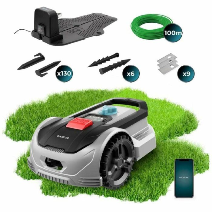 Robot cortacésped Cecotec GrassHopper 500 Connected 500 M² 3 Robot cortacésped Cecotec GrassHopper 500 Connected 500 M² 3