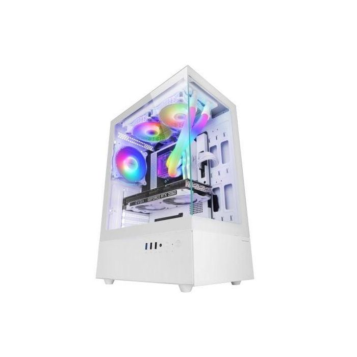 Caja Gaming Semitorre Mars Gaming MC-XO/ Blanca Caja Gaming Semitorre Mars Gaming MC-XO/ Blanca