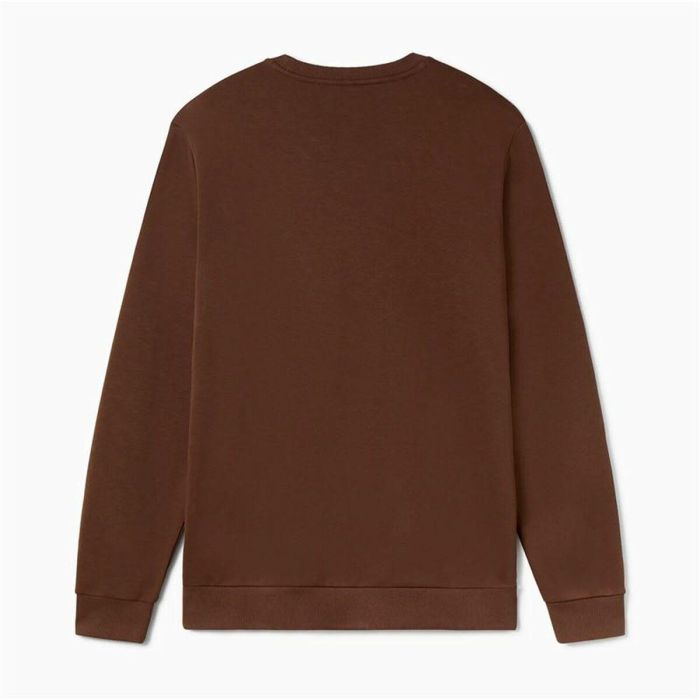 Sudadera sin Capucha Hombre Puma Essentials+ Graphic Crew Fl Hombre Marrón Feels so Grand 1