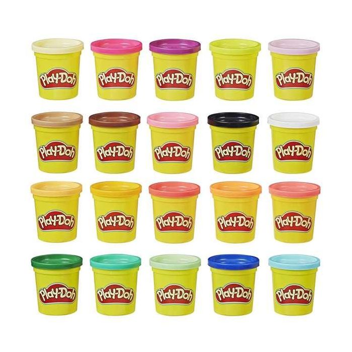Plastilina playdoh pack 20 botes 3 Plastilina playdoh pack 20 botes 3
