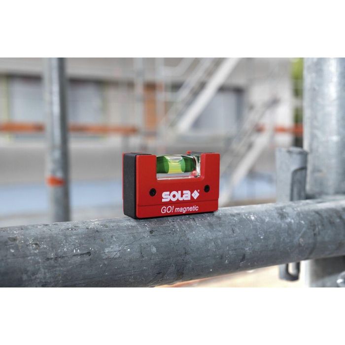 Nivel de Burbuja SOLA  GO! 68 mm Aluminio Plástico 6