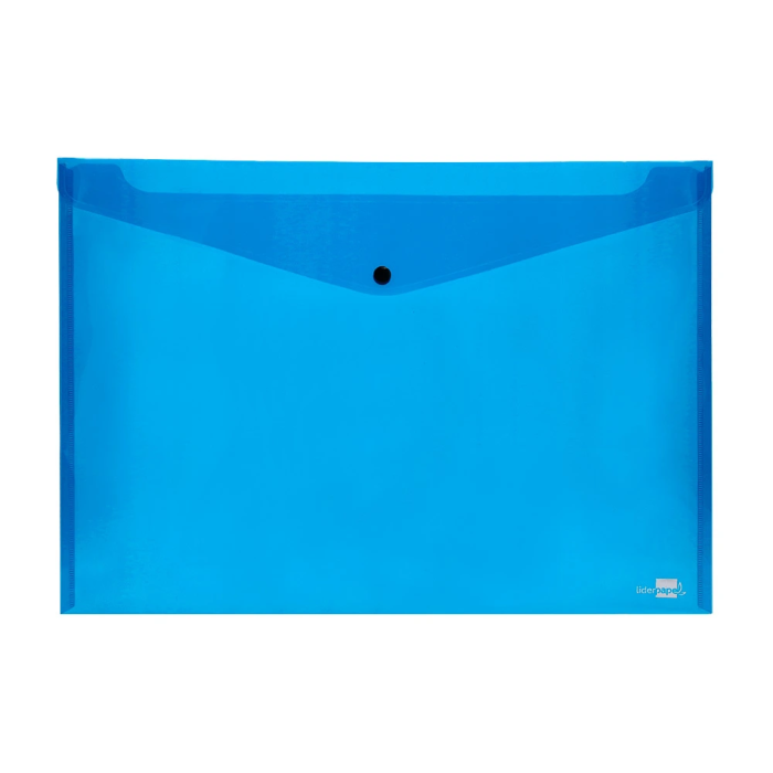 Liderpapel Carpeta Dossier Broche 44242 Polipropileno DIN A3 Azul Translucido 2