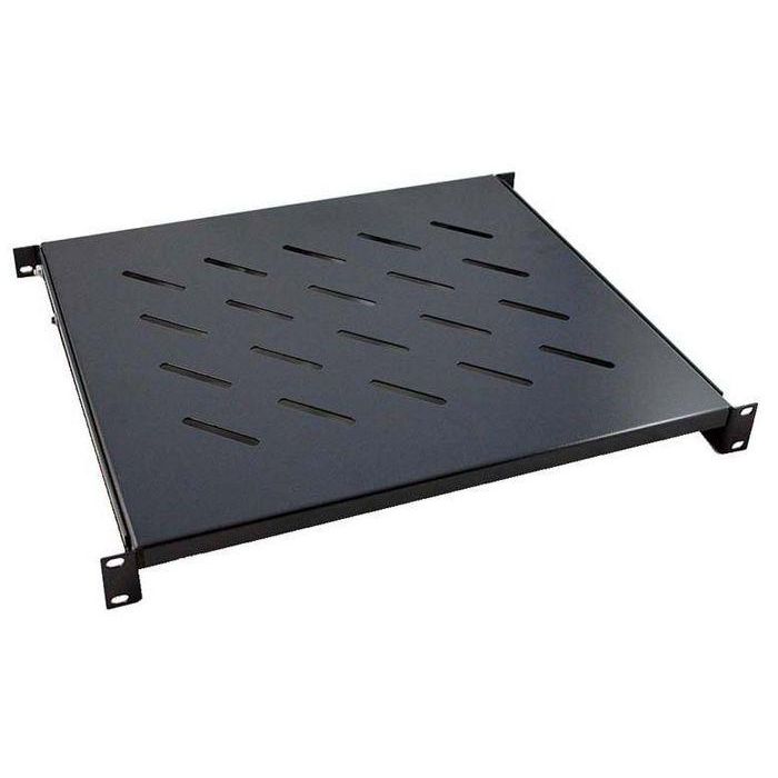 MicroConnect Bandeja fija ajustable para racks de 600mm, 1U, 19" para dispositivos no fijables