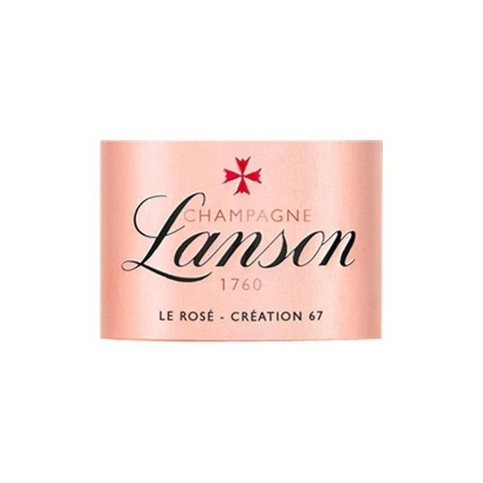 Champagne Lanson Le Rosé con estuche de cinta - 75 cl 1