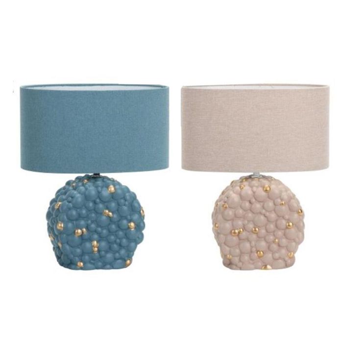 Lampara Sobremesa Mediterraneo DKD Home Decor Azul Marron 15 x 34 x 24 cm (2 Unidades) Lampara Sobremesa Mediterraneo DKD Home Decor Azul Marron 15 x 34 x 24 cm (2 Unidades)