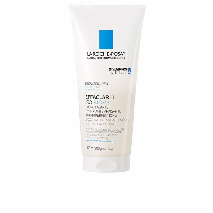 La Roche Posay Effaclar H ISO-BIOME Crema Limpiadora 200 ml Piel Grasa Acneica No Comedogenica La Roche Posay Effaclar H ISO-BIOME Crema Limpiadora 200 ml Piel Grasa Acneica No Comedogenica