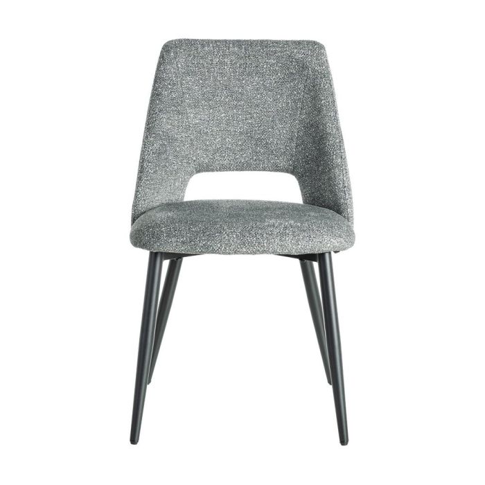 Silla Jaspeado Verde Tejido-Metal 50 X 57 X 81 cm