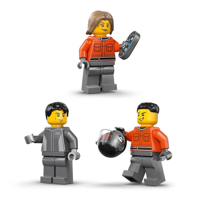 LEGO City Camión Exposición F1 con Coche de Carreras Audi F1 60493 - Set de Construcción