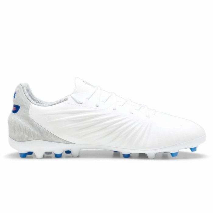 Botas de Fútbol para Adultos Puma King Match Mg Blanco 4