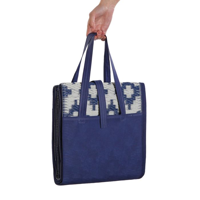 Alfombra Picnic Rombos Azules Versa 90X1CM (2 Unidades) 1 Alfombra Picnic Rombos Azules Versa 90X1CM (2 Unidades) 1