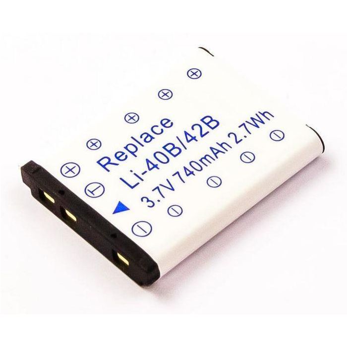 CoreParts Battery for Digital Camera 2Wh Li-ion 3.7V 660mAh Dig Camera Battery for Olympus CoreParts Battery for Digital Camera 2Wh Li-ion 3.7V 660mAh Dig Camera Battery for Olympus