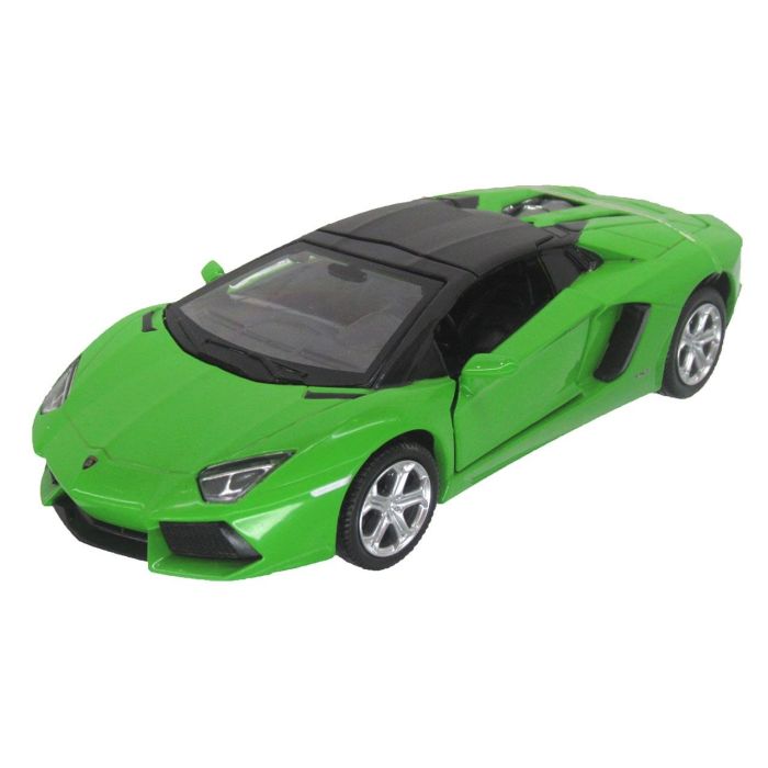 1:32 Lamborghini Aventador Roadster Pullback Green