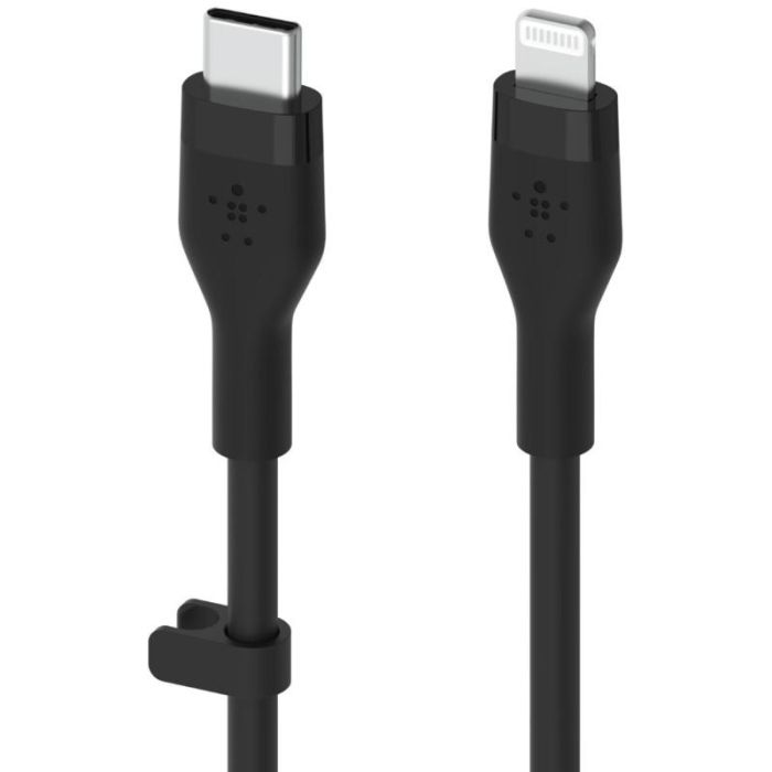 Belkin Cable Flex Lightning a USB-C, Certificado Apple, 2m, Negro 1