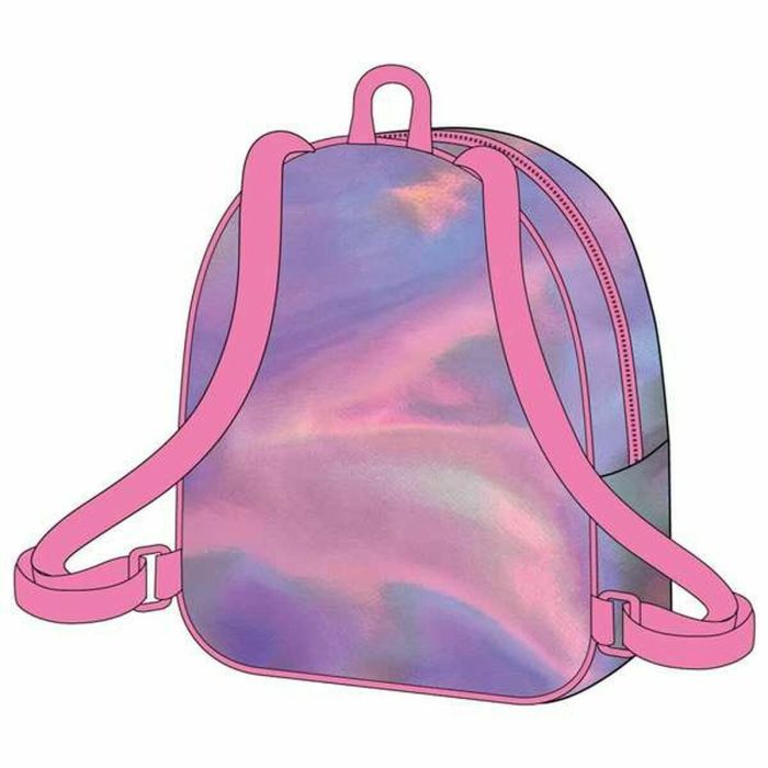Mochila Casual Minnie Mouse Rosa 23 x 23 x 8 cm 5