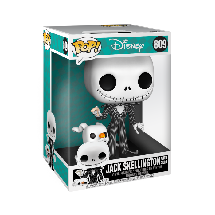 Funko Figura POP Disney Pesadilla Antes de Navidad Jack Skellington con Zero 25cm Vinilo Coleccionable 2 Funko Figura POP Disney Pesadilla Antes de Navidad Jack Skellington con Zero 25cm Vinilo Coleccionable 2
