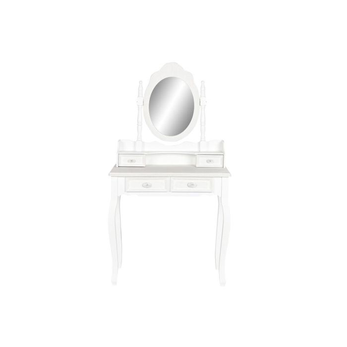 Tocador Romantico DKD Home Decor Blanco 42 x 140 x 75 cm 1 Tocador Romantico DKD Home Decor Blanco 42 x 140 x 75 cm 1