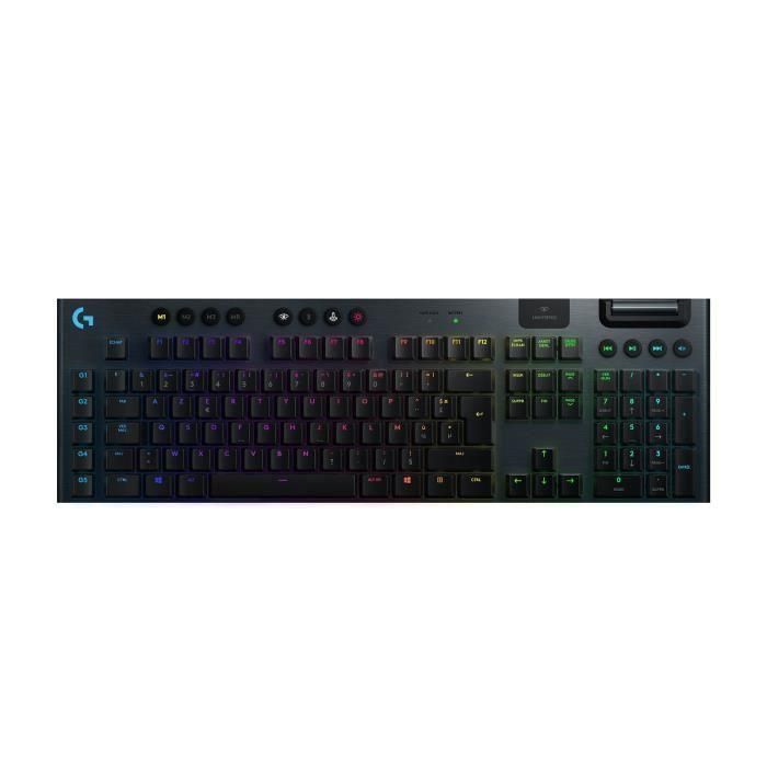 Teclado mecánico para juegos - LOGITECH G - G915 LIGHTSPEED - GL TACTILE SWITCH