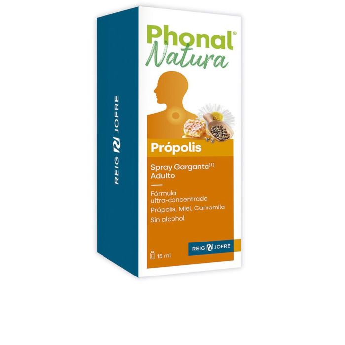 Phonal Natura Própolis pastillas para chupar sabor miel con Vitamina C y Eucalipto 24 unidades