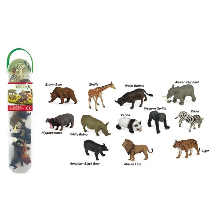 Tubo Mini Animales Salvajes 1 Collecta - A1105-C Tubo Mini Animales Salvajes 1 Collecta - A1105-C