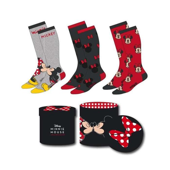 Pack calcetines 3 piezas minnie t3643:tu 36-43