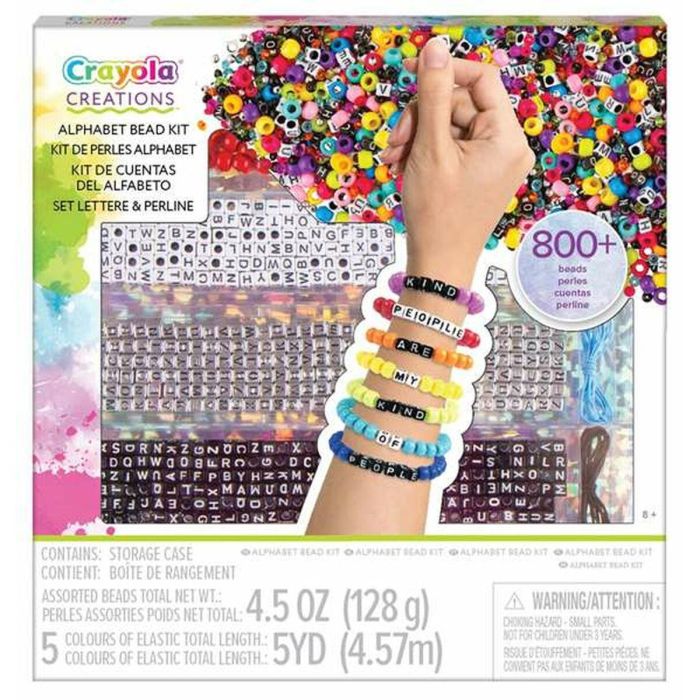 Crayola Set de perlas Creations para crear pulseras con 800 perlitas, accesorios y maletín, 8+ años 1 Crayola Set de perlas Creations para crear pulseras con 800 perlitas, accesorios y maletín, 8+ años 1