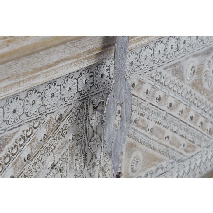 DKD Home Decor Arcon Indio Blanco Mango y Laton 40 x 45 x 88 cm 2