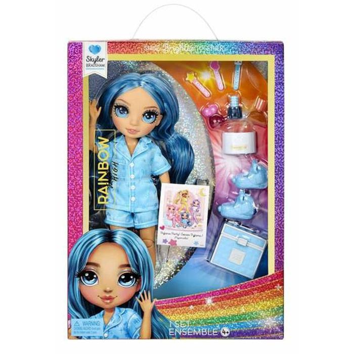 Rainbow High Junior High Pyjama Party Muñeca de moda articulada de 22 cm Skyler (Azul) con muchos accesorios LIT0035051530947 a partir de 4 años 3 Rainbow High Junior High Pyjama Party Muñeca de moda articulada de 22 cm Skyler (Azul) con muchos accesorios LIT0035051530947 a partir de 4 años 3