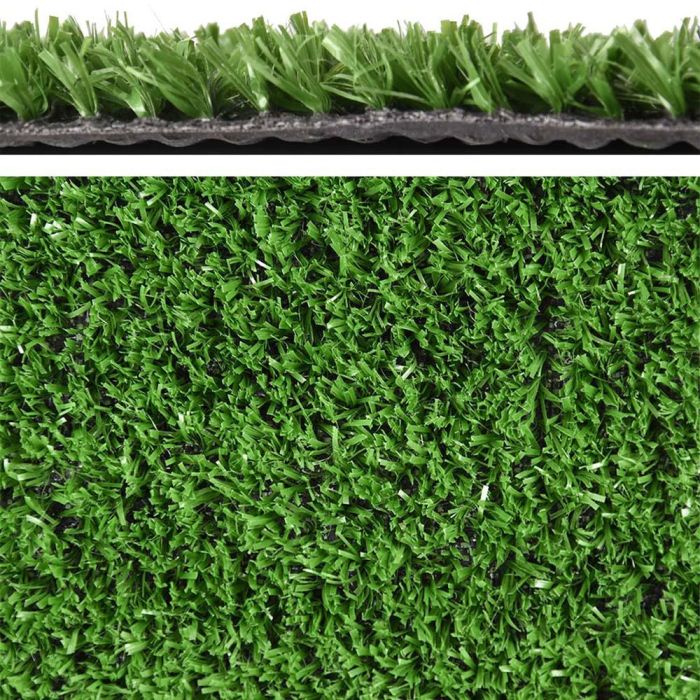Faura Césped artificial moqueta 7 mm, 1 x 5 m, verde intenso 1 Faura Césped artificial moqueta 7 mm, 1 x 5 m, verde intenso 1