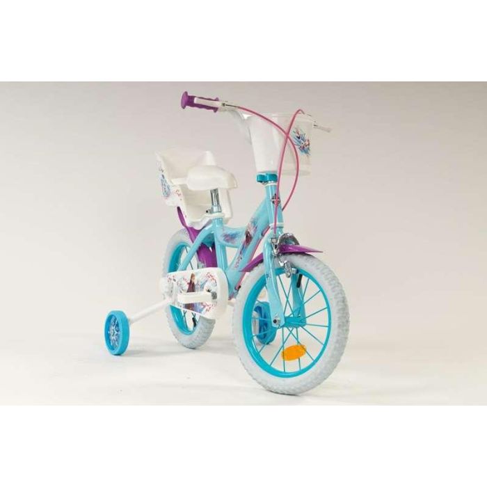 Huffy Bicicleta Infantil Frozen, con Ruedas de 14 Pulgadas, recomendada para Niños y Niñas de 4 a 6 Años, Material Hierro, Color Azul. 2