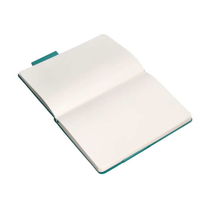 Cuaderno Con Gomilla Antartik Notes Tapa Dura A5 Hojas Lisas Verde Aguamarina 100 Hojas 80 gr Fsc 8