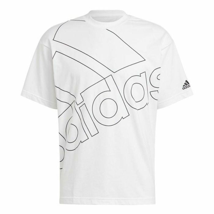 Camiseta de Manga Corta Hombre Adidas Giant Logo Blanco