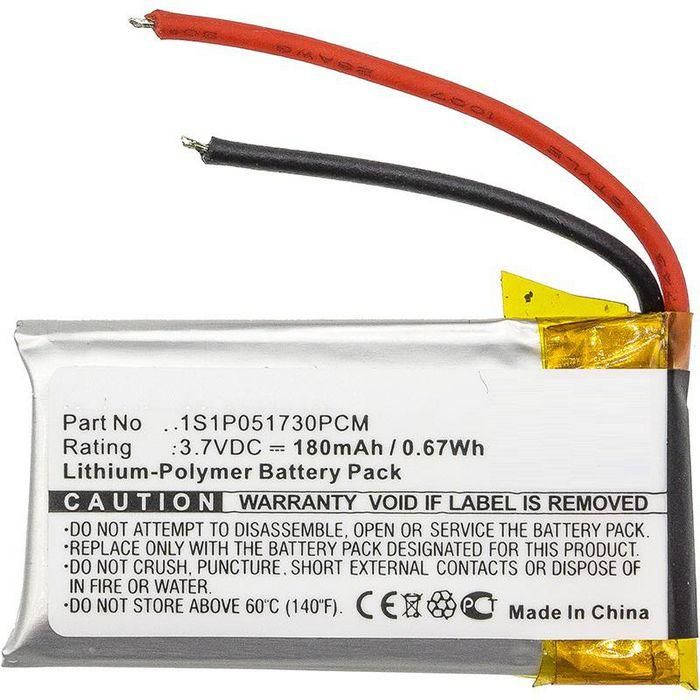 CoreParts Battery for Wireless Headset 0.6Wh Li-Pol 3.7V 180mAh Black, for Gn GN9330, Netcom 9330 CoreParts Battery for Wireless Headset 0.6Wh Li-Pol 3.7V 180mAh Black, for Gn GN9330, Netcom 9330