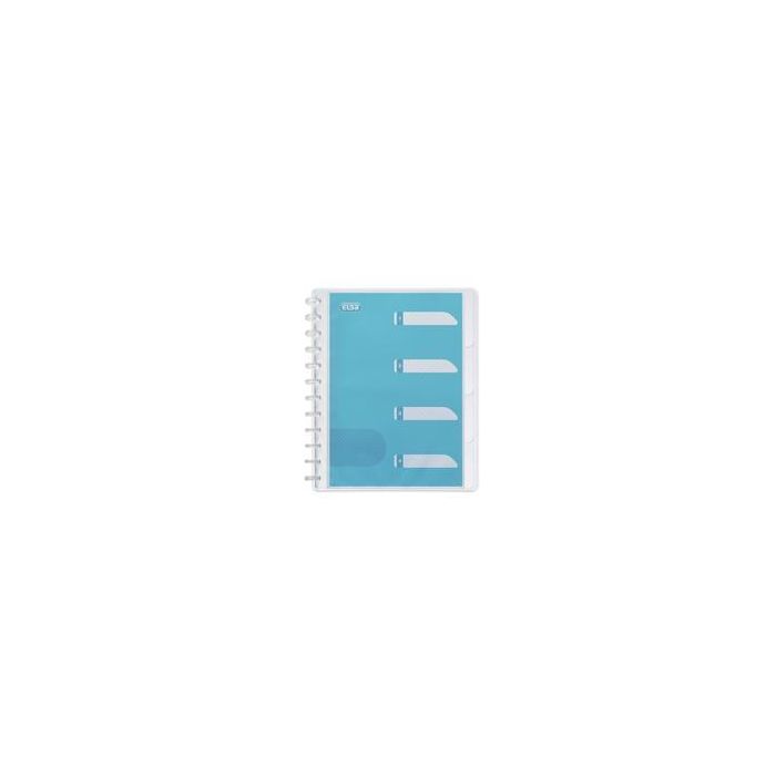 Elba Carpeta de Fundas Intercambiables Variozip, 30 Fundas, Diseño Hawai, 4 Separadores + Índice Transparente, A4