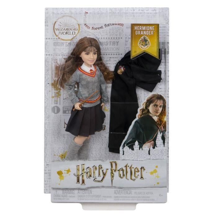 Mattel Harry Potter Muñeca Articulada Hermione Granger con Fiel Reproducción de Trajes y Accesorios de La Cámara de los Secretos 3 Mattel Harry Potter Muñeca Articulada Hermione Granger con Fiel Reproducción de Trajes y Accesorios de La Cámara de los Secretos 3
