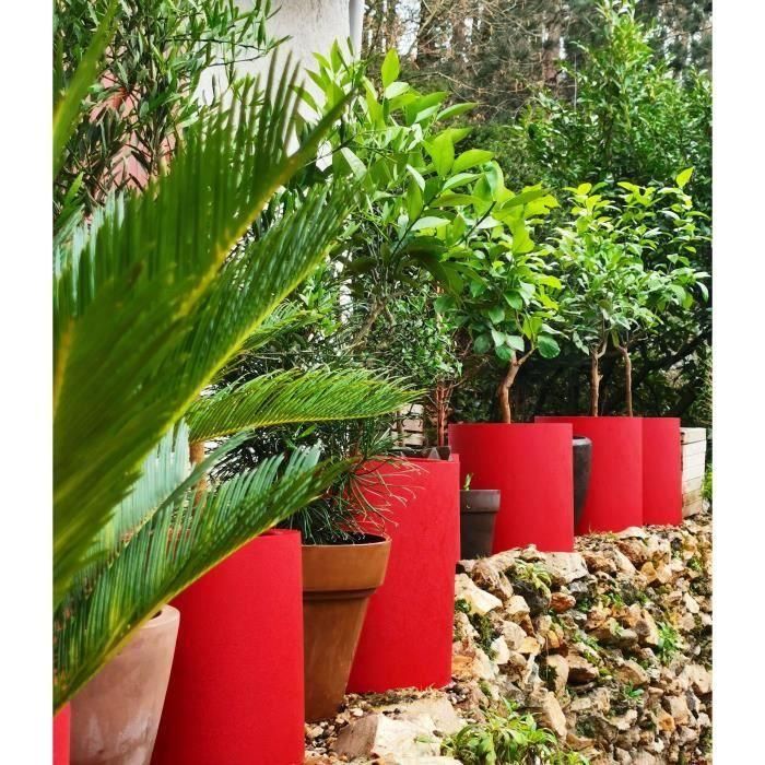 Contenedor Granito Redondo 40 Rojo 1 Contenedor Granito Redondo 40 Rojo 1