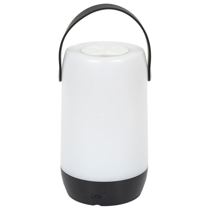 Home Deco Factory Lámpara Led Táctil Negra con Asa Interior y Exterior Portátil 2