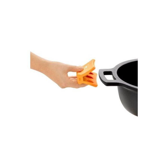 Olla con Tapa de Cristal BRA A273907 Negro Metal Aluminio Aluminio Forjado Aluminio fundido (1 unidad) 2 Olla con Tapa de Cristal BRA A273907 Negro Metal Aluminio Aluminio Forjado Aluminio fundido (1 unidad) 2