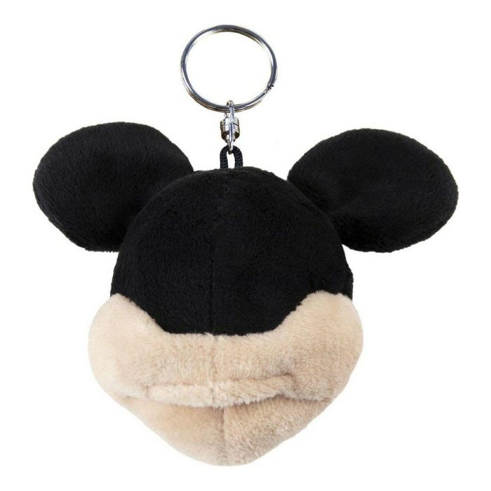 Cerdá Llavero de Peluche Mickey Mouse Negro 100% Poliéster 2 Cerdá Llavero de Peluche Mickey Mouse Negro 100% Poliéster 2