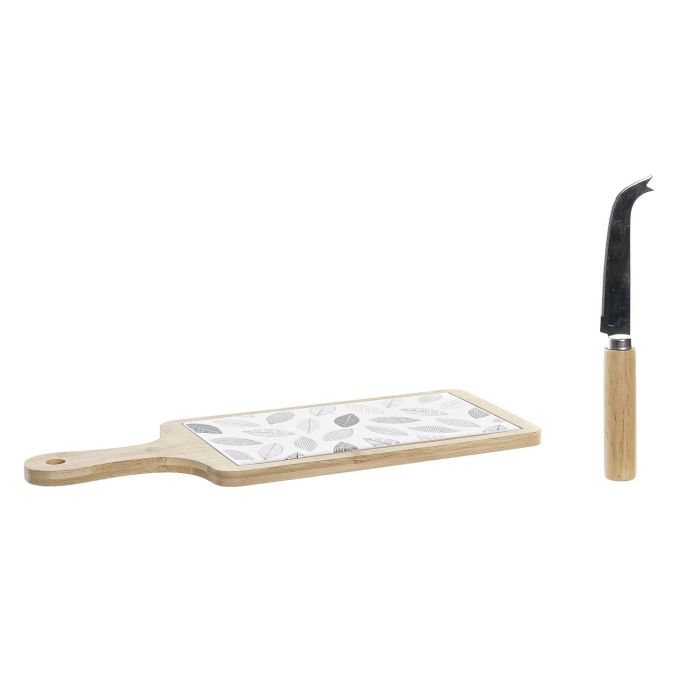 Tabla Aperitivo Cottage DKD Home Decor Negro Blanco 12 x 1 x 33 cm Set de 2 1 Tabla Aperitivo Cottage DKD Home Decor Negro Blanco 12 x 1 x 33 cm Set de 2 1