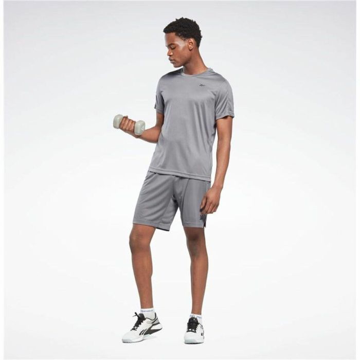 Pantalón Corto Deportivo Reebok Comm Gris 3