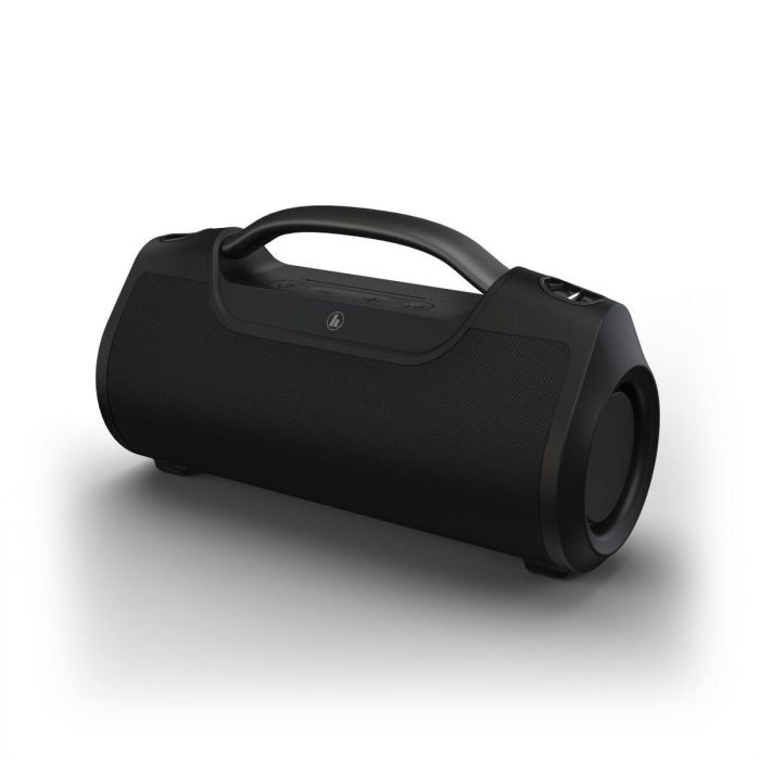 Hama Altavoz Soundbarrel Negro - Sonido Potente, Bluetooth 5.0, Resistente al Agua IPX6, Batería de 12h 17